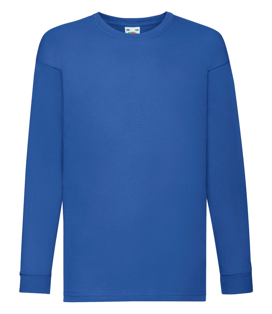 Kids Long Sleeve Valueweight T | ROYAL