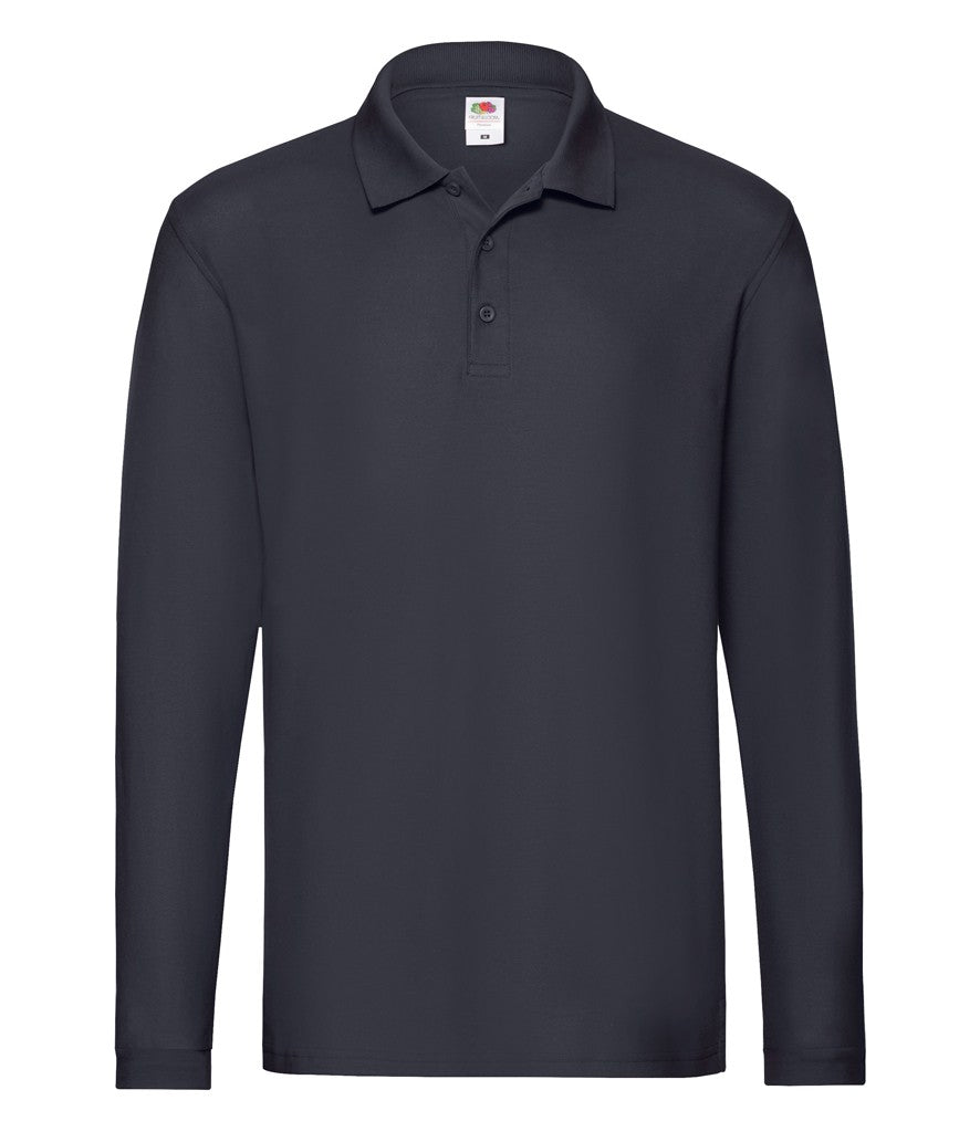 Long Sleeve Polo | DEEP NAVY