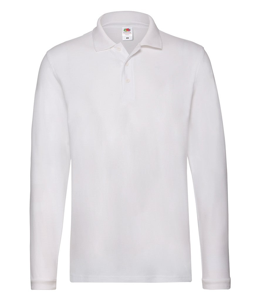 Long Sleeve Polo | WHITE