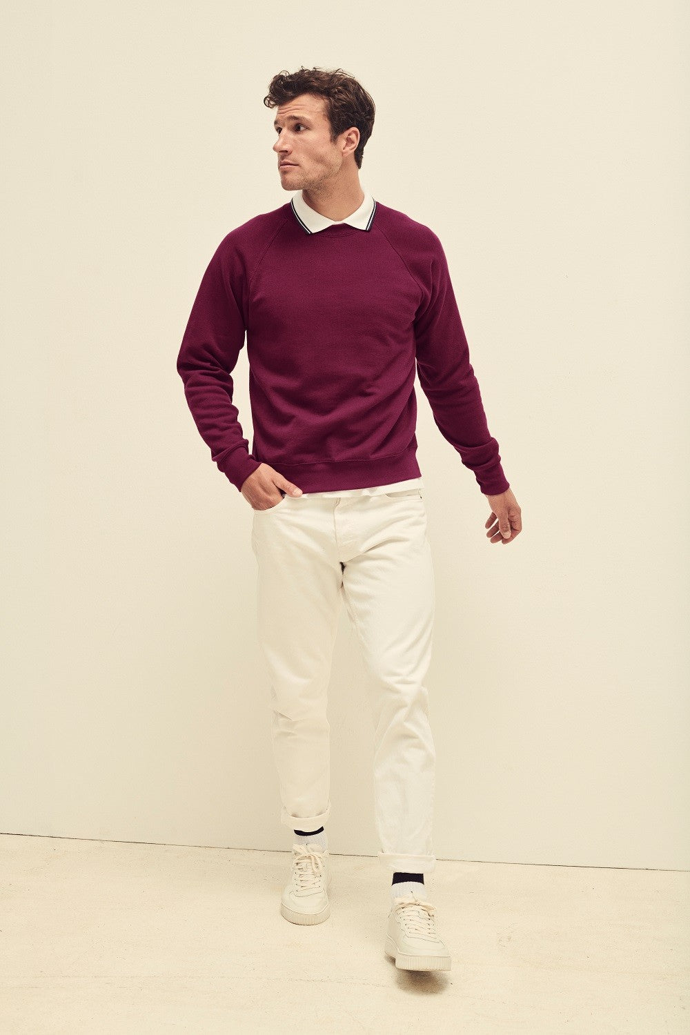 Raglan Sweatshirt | BURGUNDY