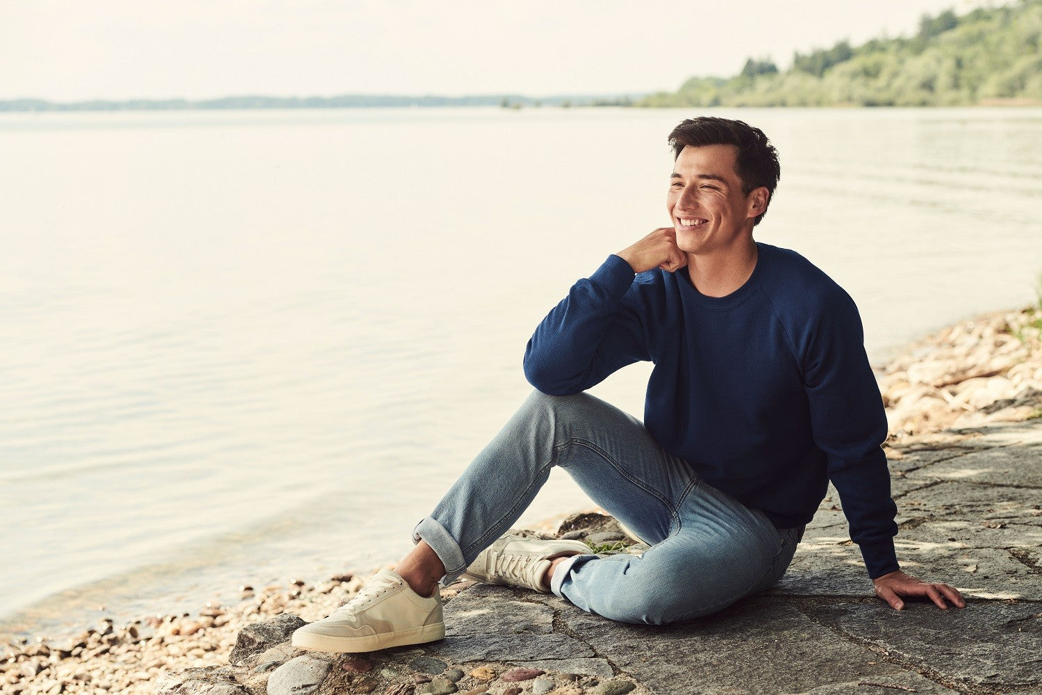 Raglan Sweatshirt | WHITE