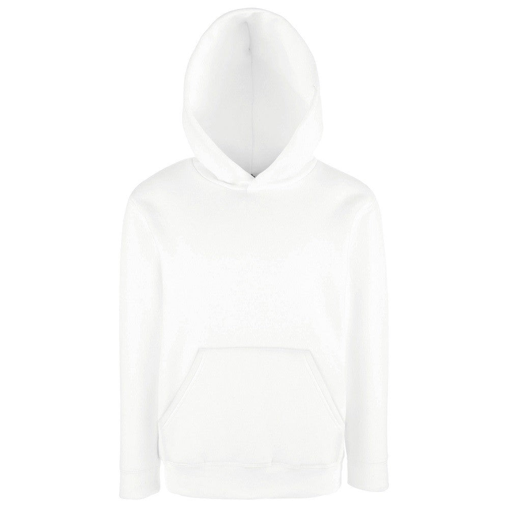 Kids Hooded Sweatshirt | WHITE