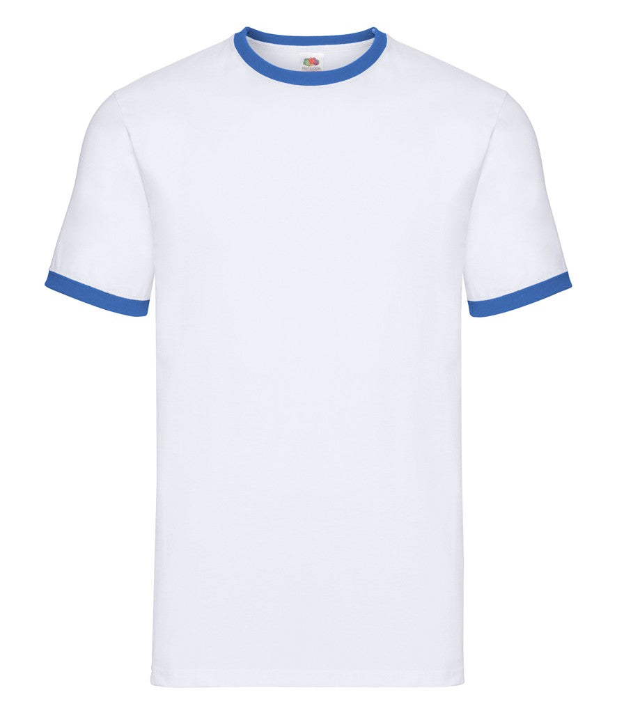 Ringer T | WHITE/ROYAL BLUE