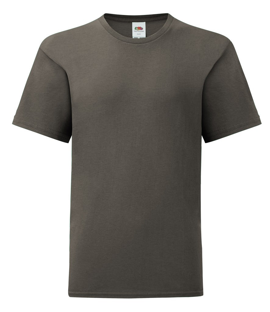 Kids Iconic T | LIGHT GRAPHITE