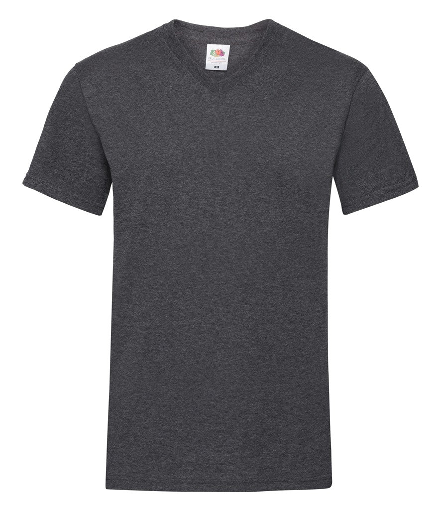 Valueweight V-Neck T | DARK HEATHER GREY