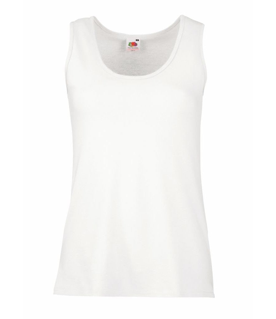 Lady-Fit Valueweight Vest | WHITE