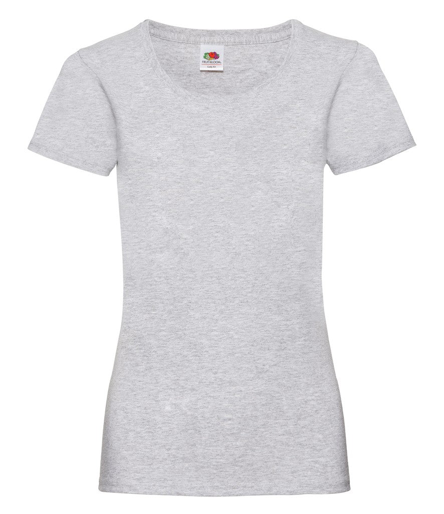 Lady-Fit Valueweight T | HEATHER GREY