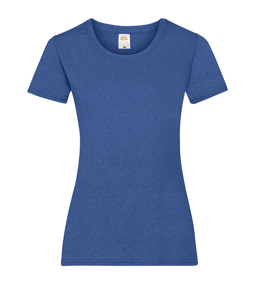 Lady-Fit Valueweight T | RETRO HEATHER ROYAL