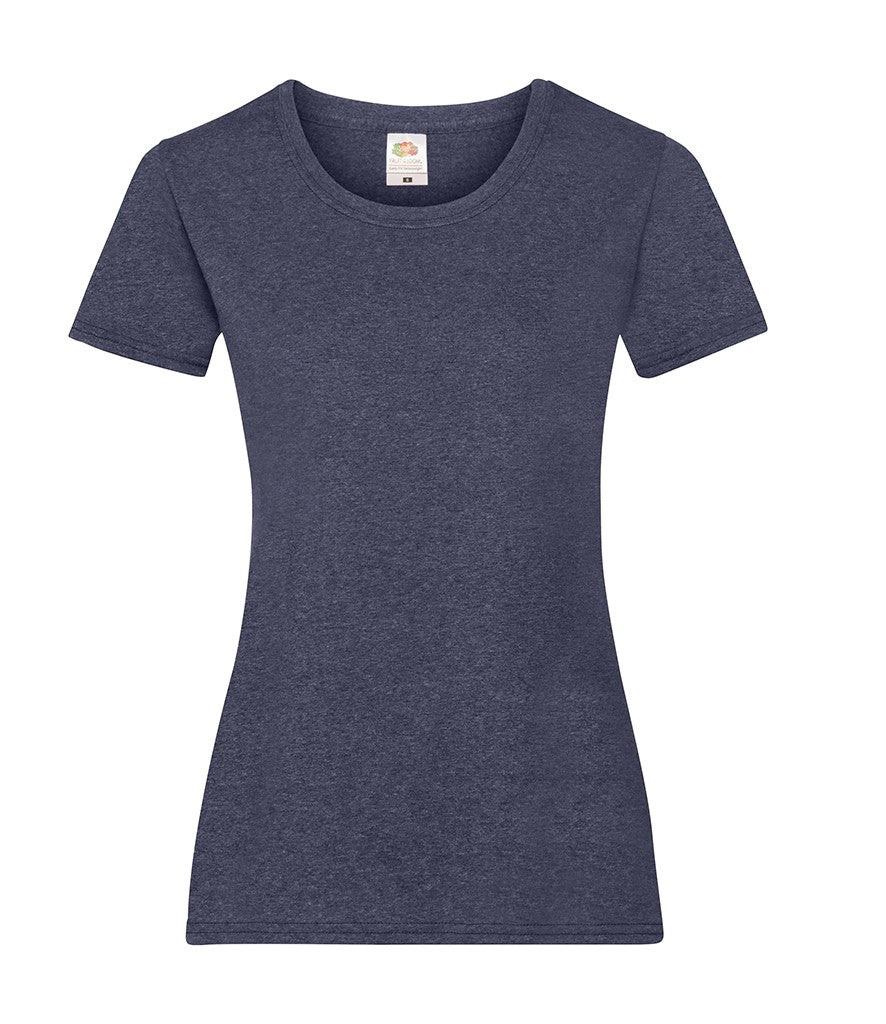Lady-Fit Valueweight T | VINTAGE HEATHER NAVY