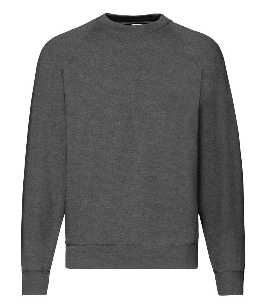 Raglan Sweatshirt | DARK HEATHER GREY