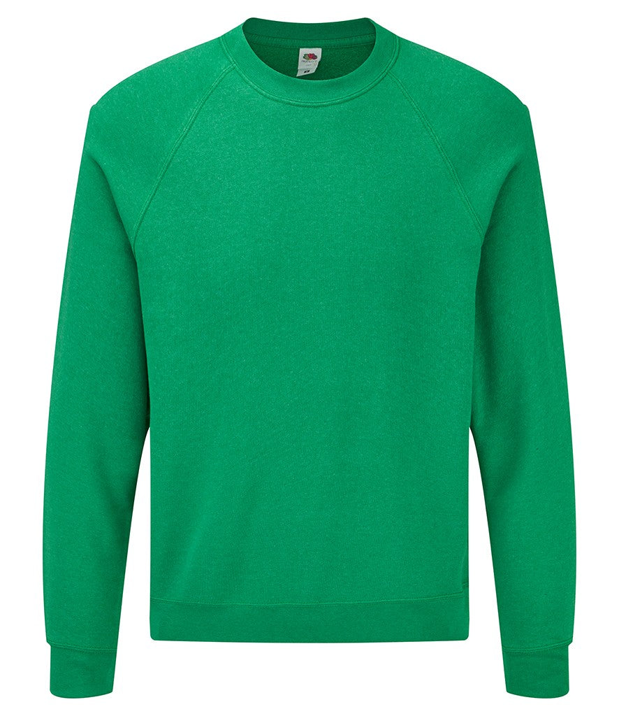 Raglan Sweatshirt | RETRO HEATHER GREEN