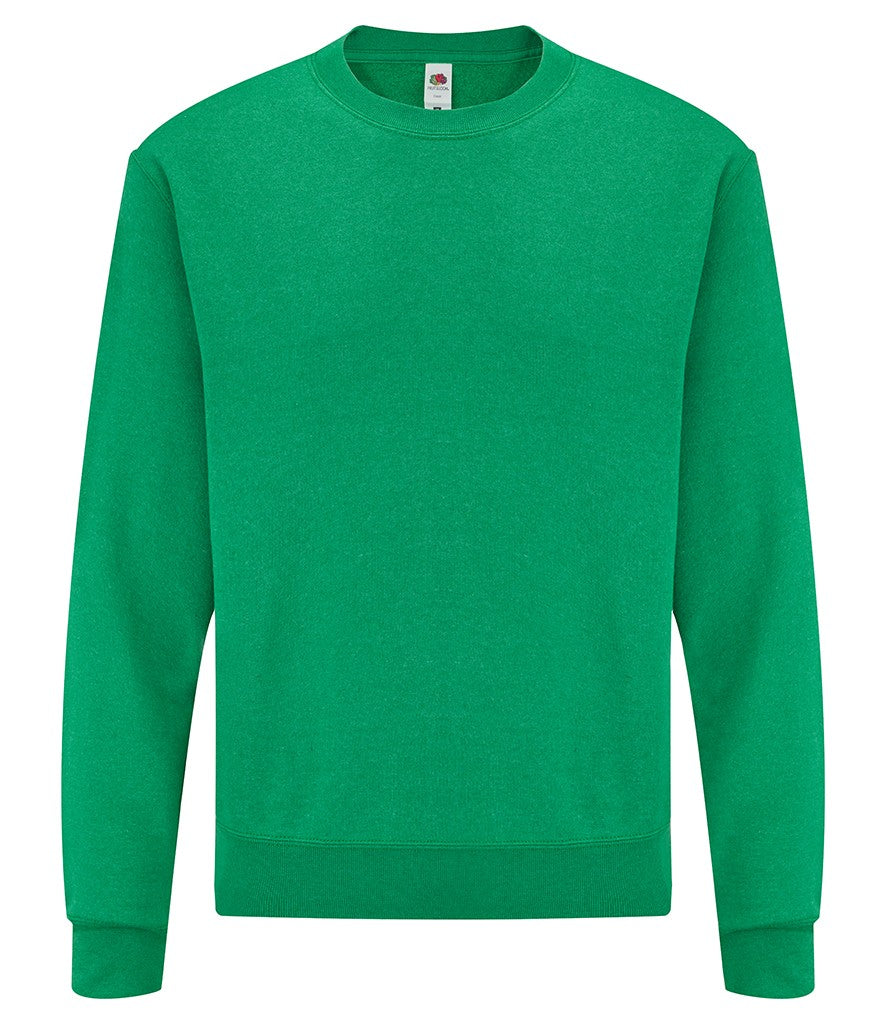 Set In Sleeve Sweatshirt | RETRO HEATHER GREEN