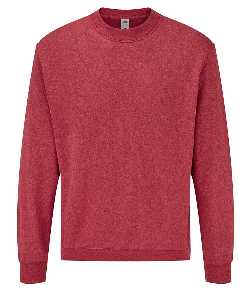 Set In Sleeve Sweatshirt | VINTAGE HEATHER RED