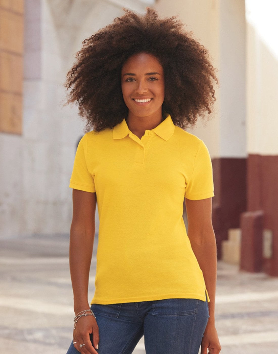 Lady-Fit 65/35 Polo | WHITE