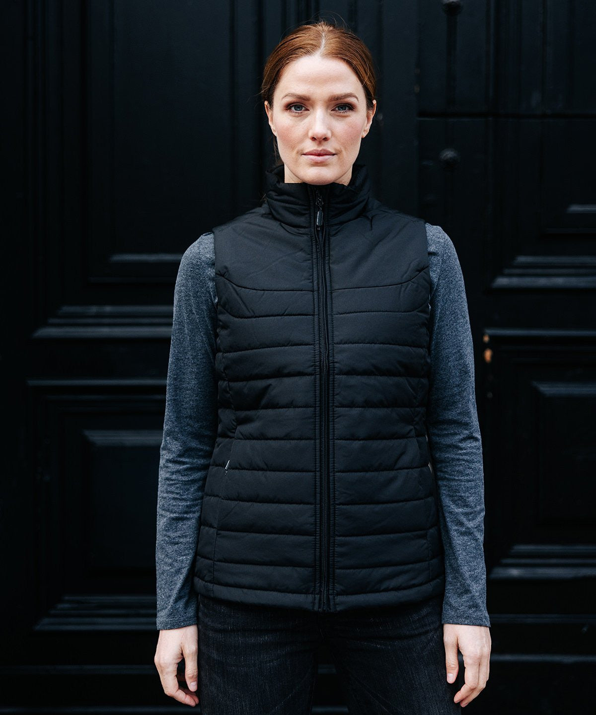Ladies Nautilus Quilted Bodywarmer | BLACK