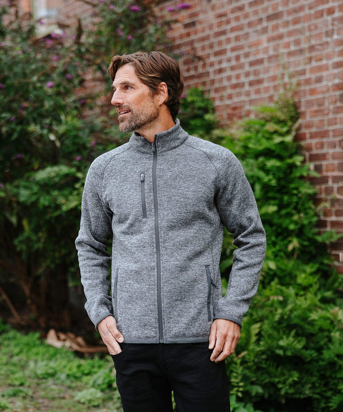 Avalante Full Zip Fleece Jacket | NAVY HEATHER