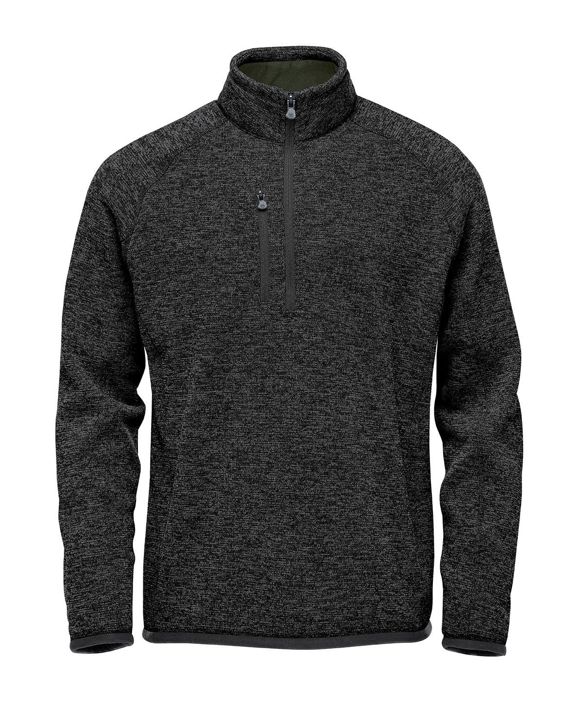 Avalante Quarter Zip fleece | BLACK HEATHER