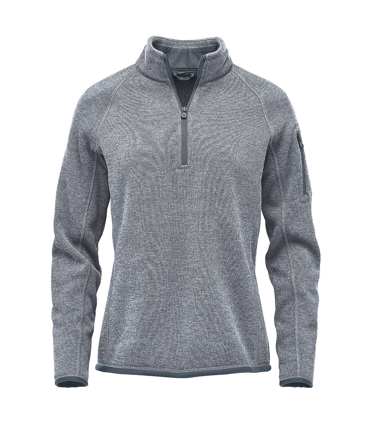 Ladies Avalante Quarter Zip Fleece | GRANITE HEATHER