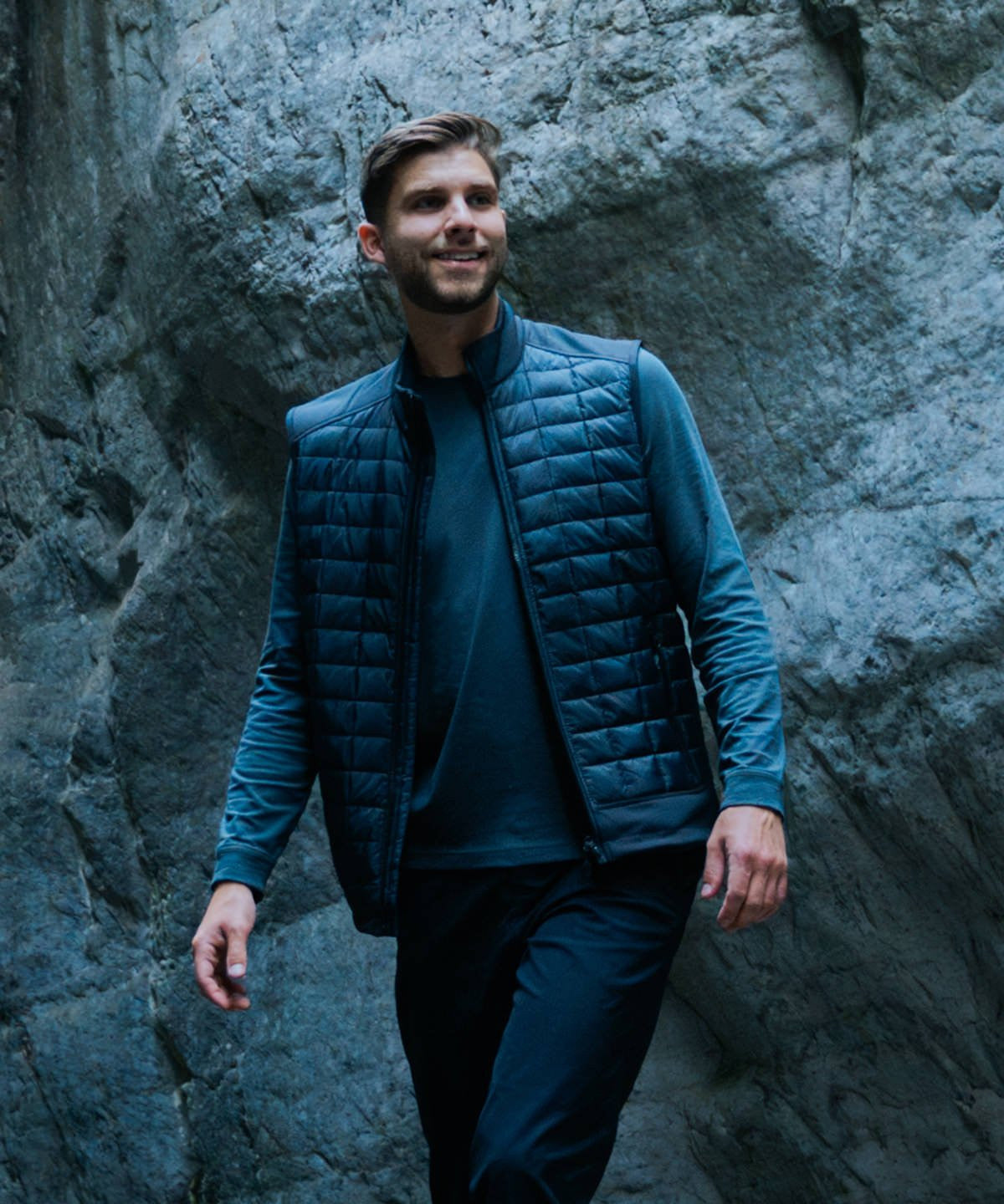 Appalachian Thermal Softshell Vest | GRANITE