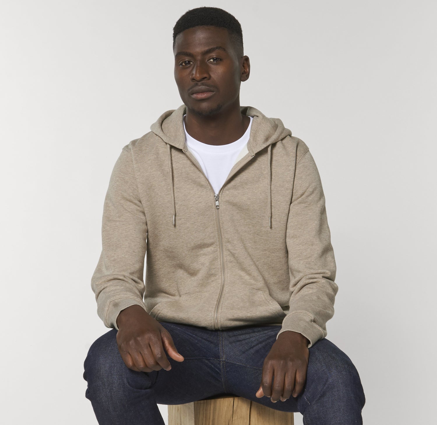 Stanley Cultivator Iconic Zip-Thru Hoodie | HEATHER SAND