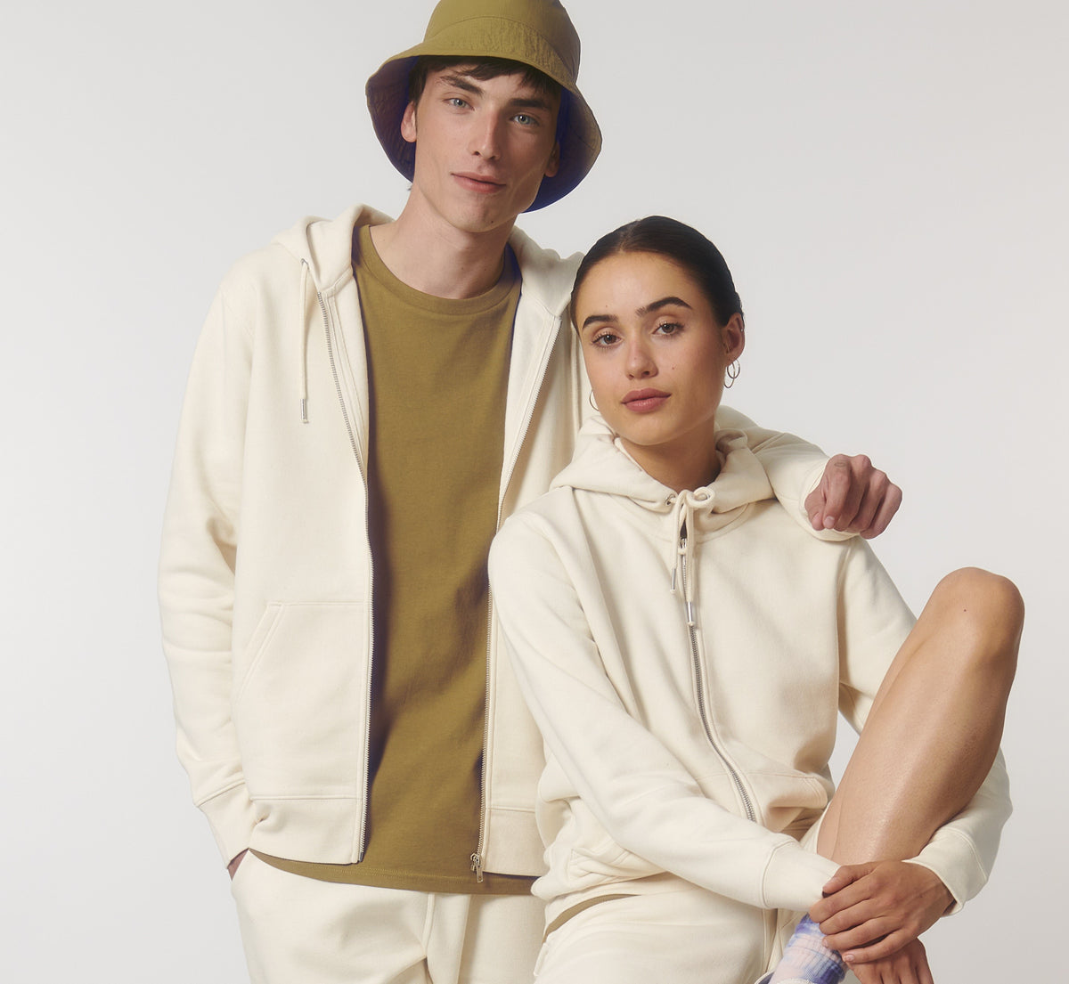 Stanley Cultivator Iconic Zip-Thru Hoodie | HEATHER SAND