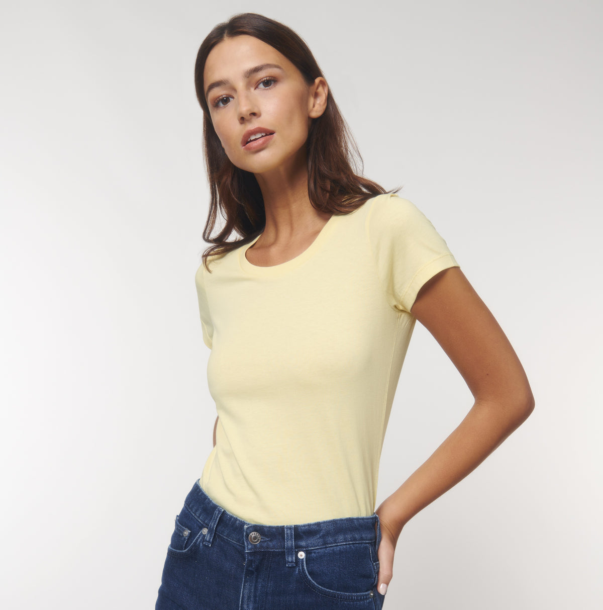 Women's Stella Expresser Iconic Fitted T-Shirt | NATURAL RAW