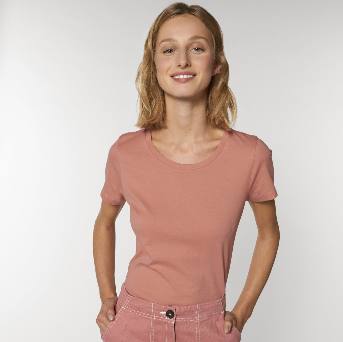 Women's Stella Expresser Iconic Fitted T-Shirt | DARK HEATHER GREY