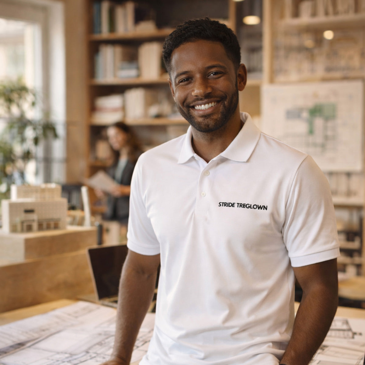 Stride Treglown Polo Shirt | WHITE