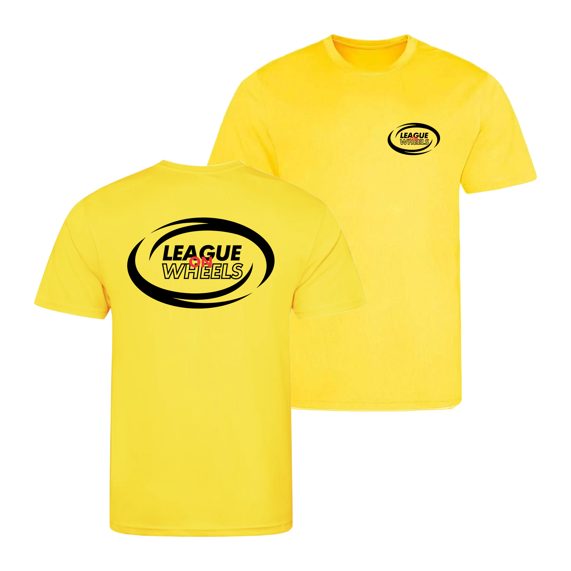 League on Wheels Kids T-Shirt | SUN YELLOW