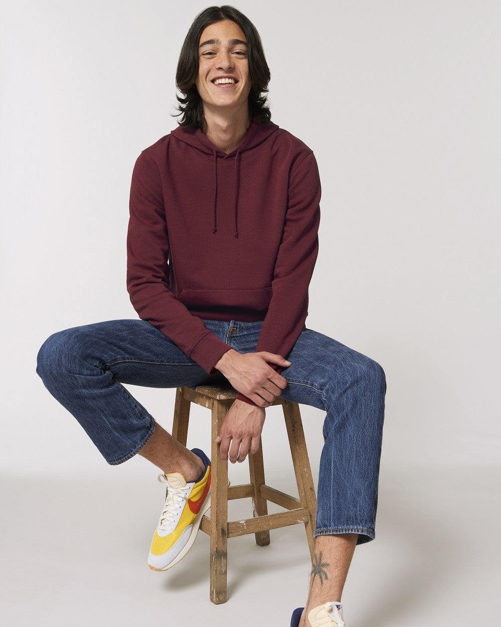 Essential Drummer Hoodie | BURGUNDY