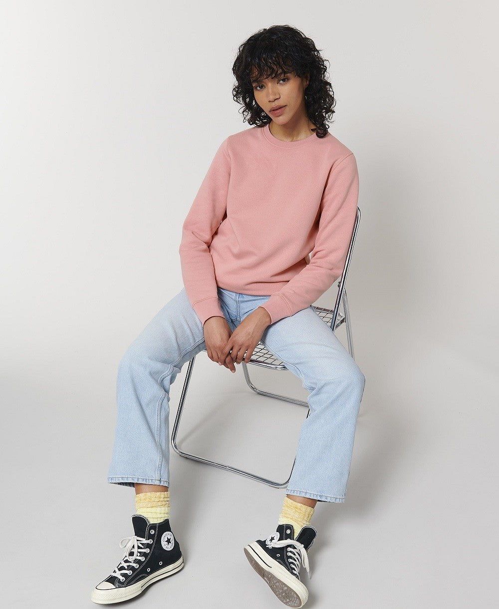 Roller Unisex Crew Neck Sweatshirt | DARK HEATHER INDIGO