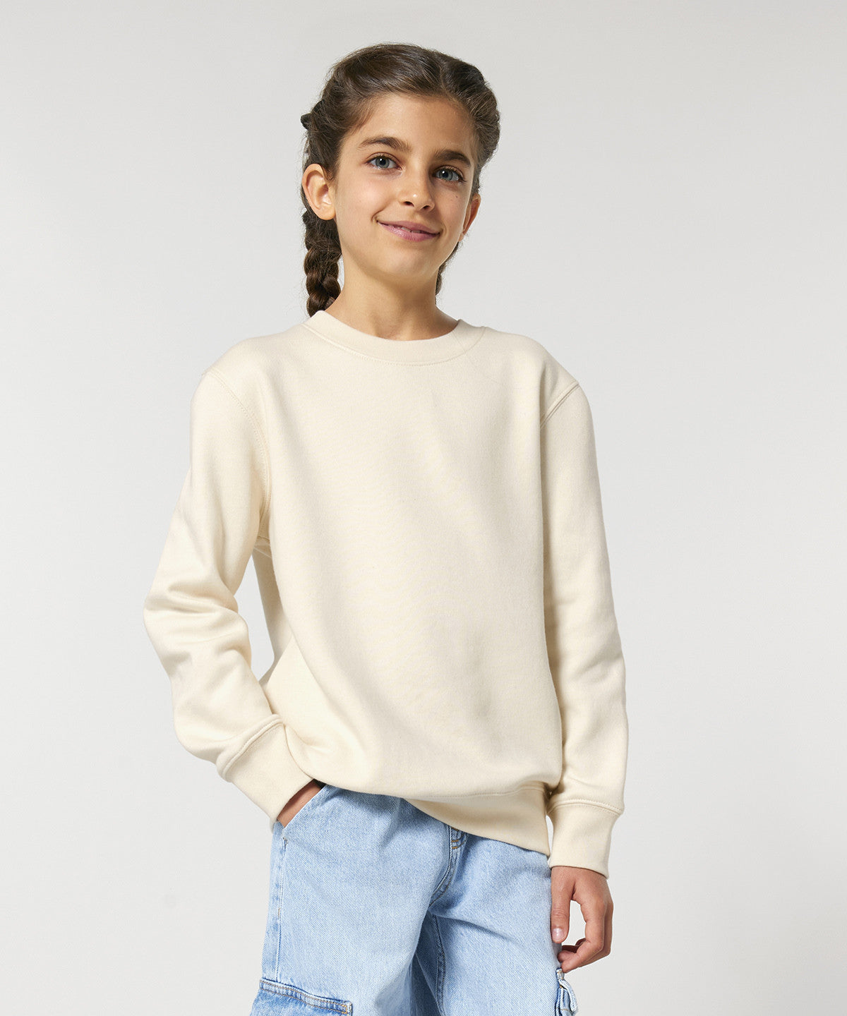 Kids Mini Changer 2.0 iconic Crew Neck Sweatshirt | GLAZED GREEN