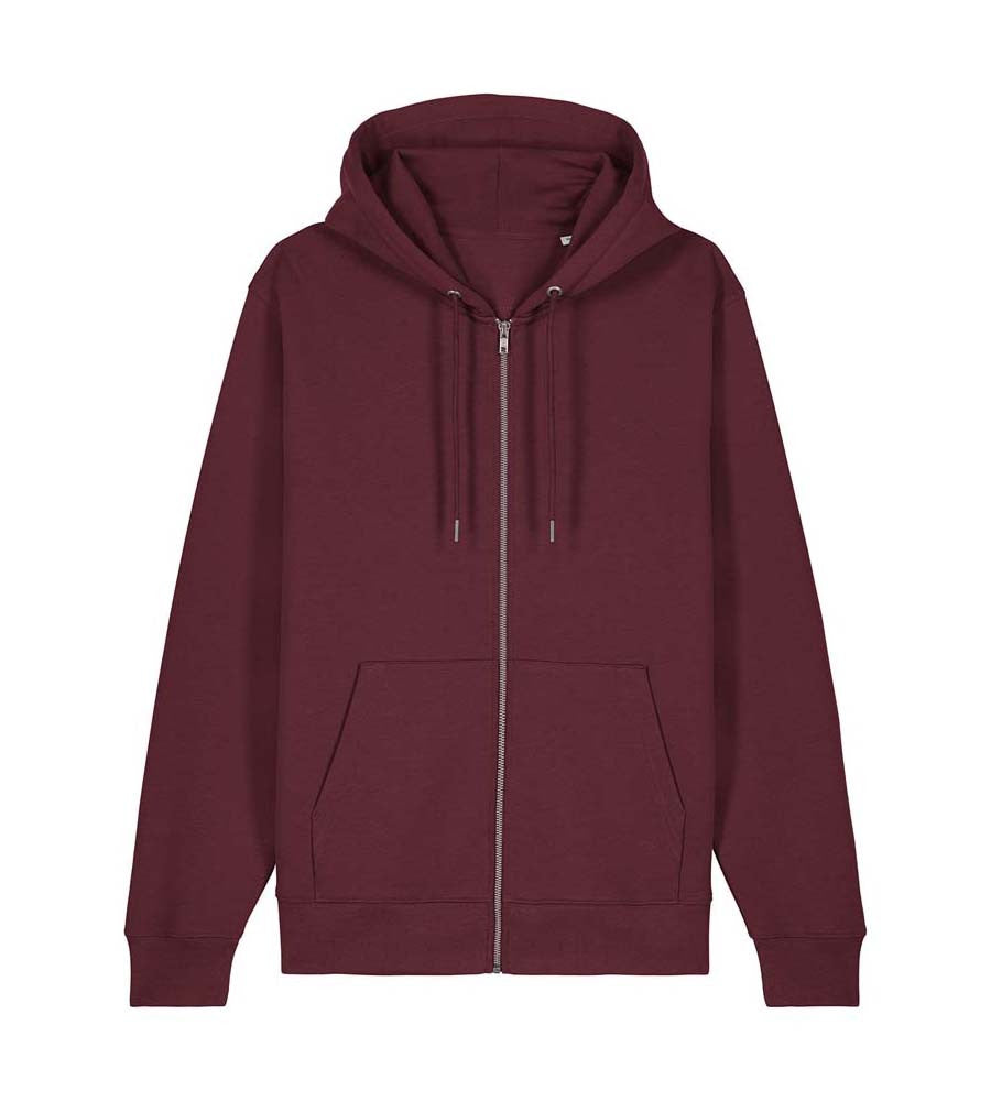 Unisex Cultivator 2.0 Zip Hoodie Sweatshirt | BURGUNDY