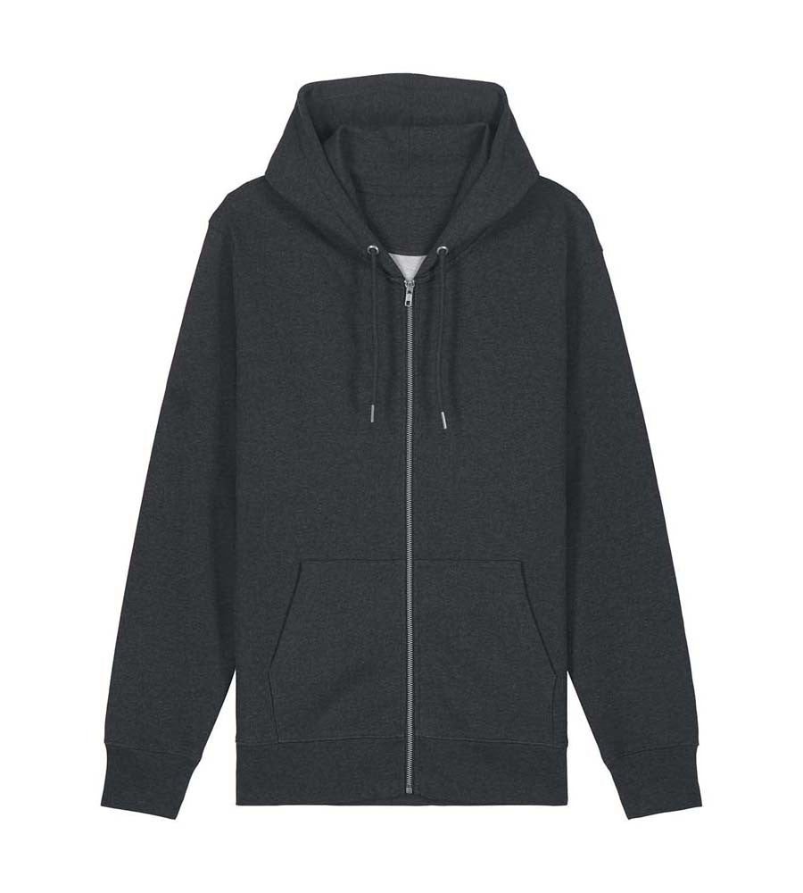 Unisex Cultivator 2.0 Zip Hoodie Sweatshirt | DARK HEATHER GREY