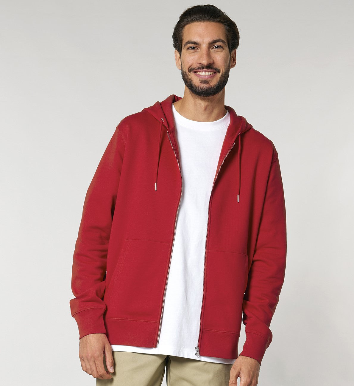 Unisex Cultivator 2.0 Zip Hoodie Sweatshirt | HEATHER GREY