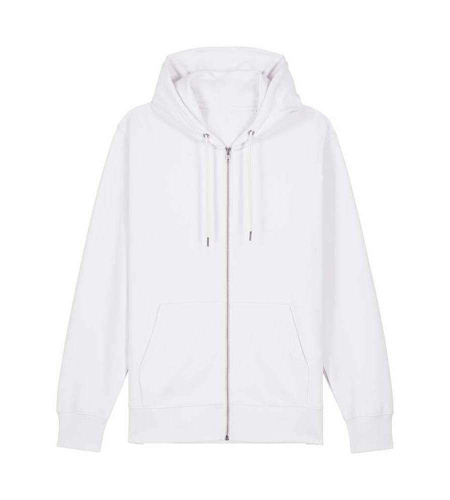 Unisex Cultivator 2.0 Zip Hoodie Sweatshirt | WHITE