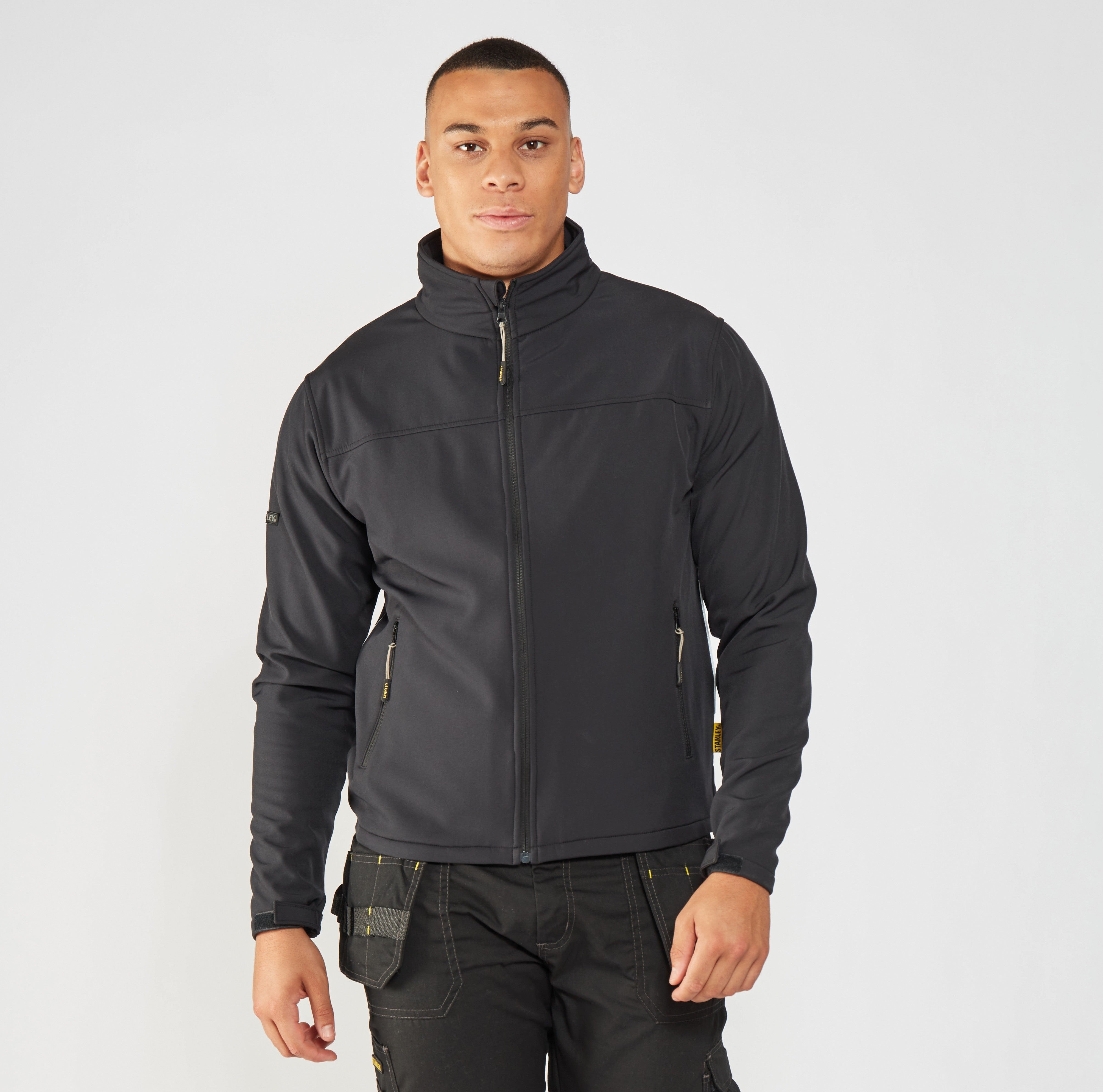 Teton 2-Layer Full Zip Softshell | BLACK
