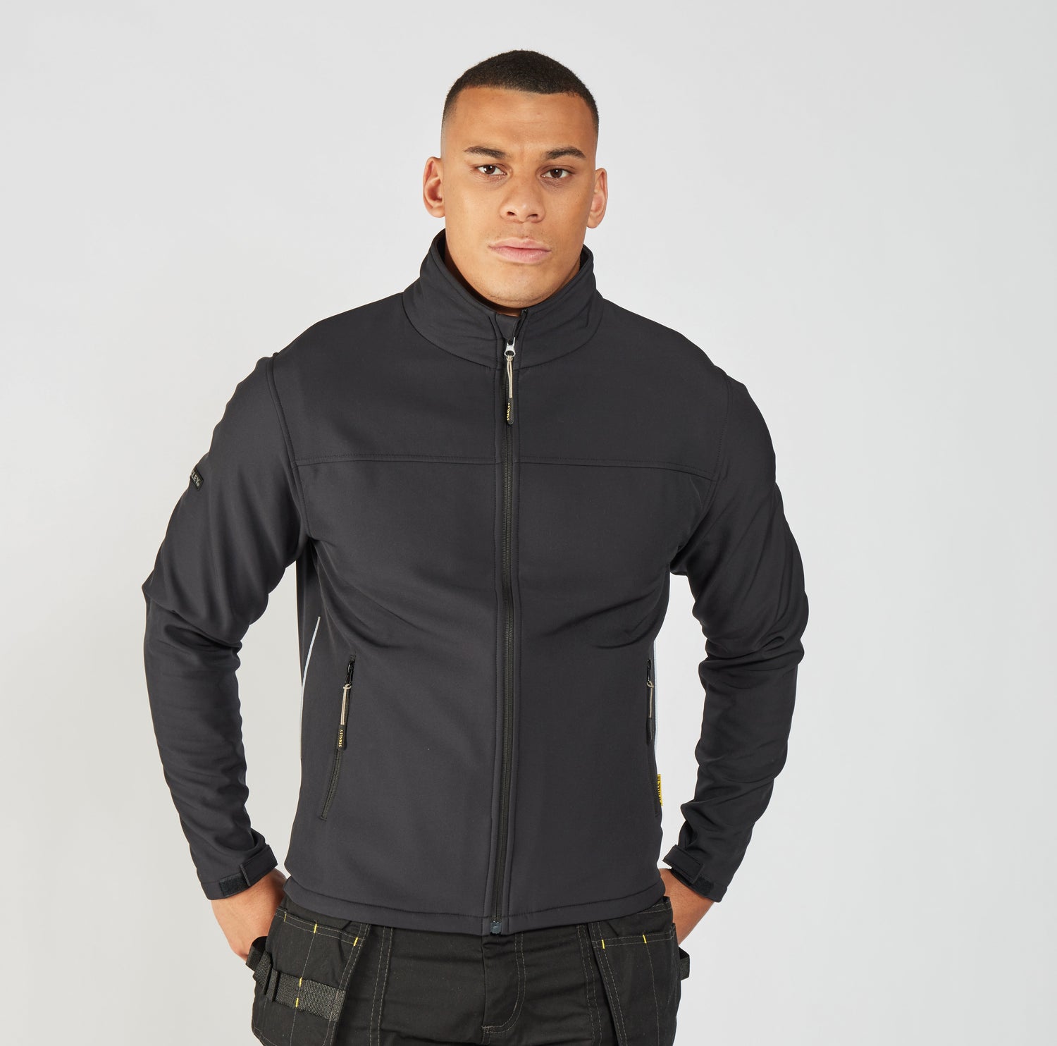 Teton 2-Layer Full Zip Softshell | BLACK