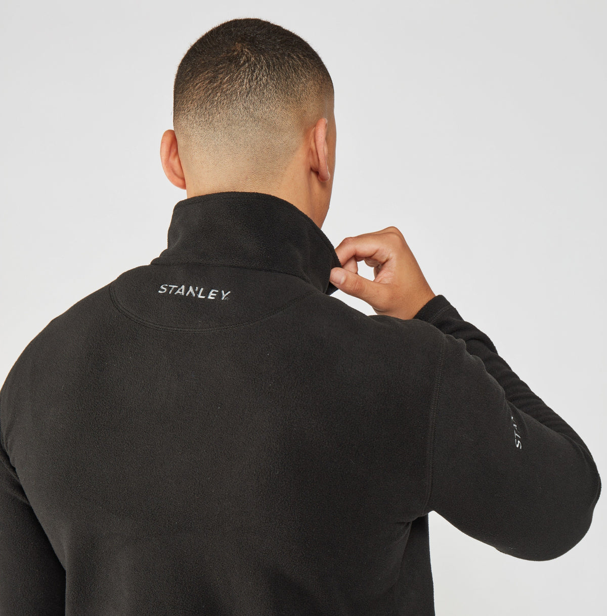 Hobson 1/4 Zip Microfleece | BLACK