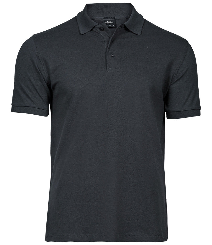 Luxury Stretch Polo | DARK GREY