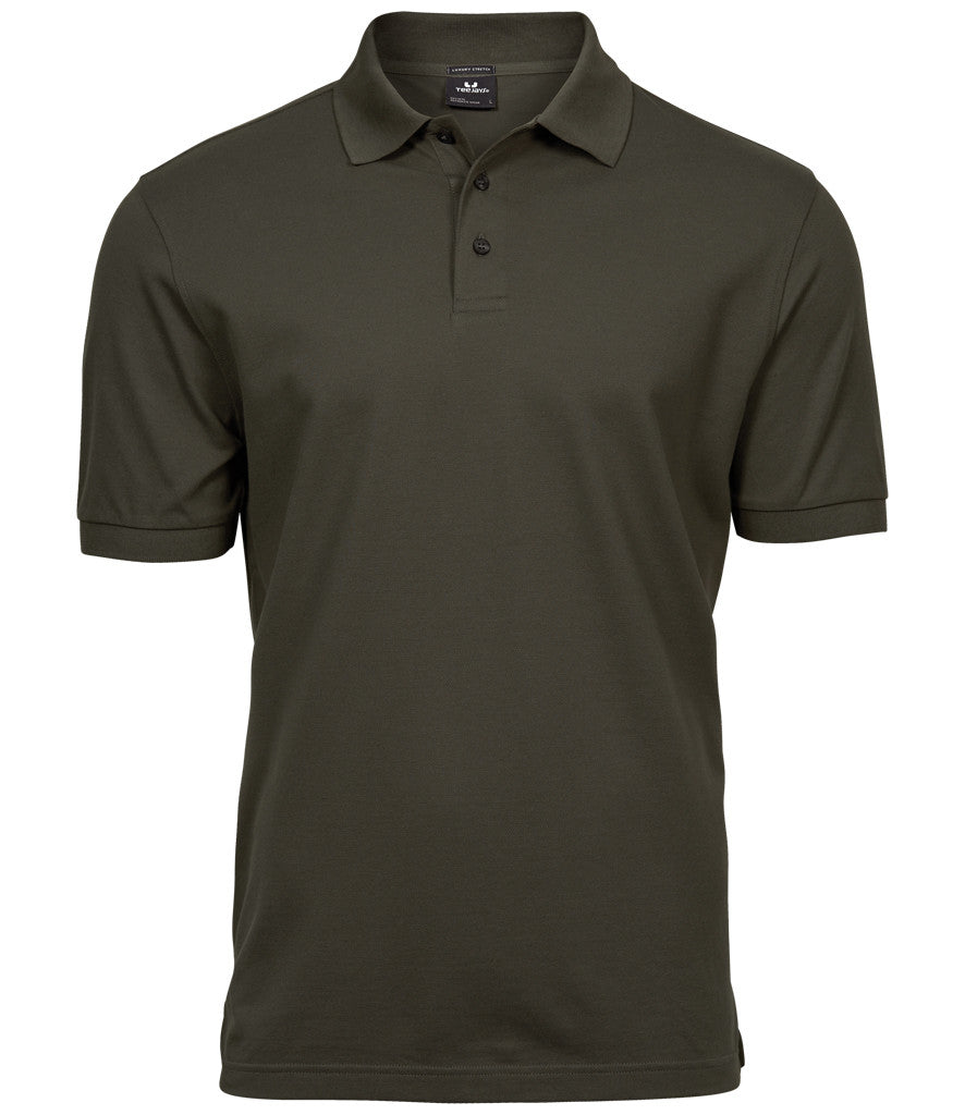 Luxury Stretch Polo | DARK OLIVE