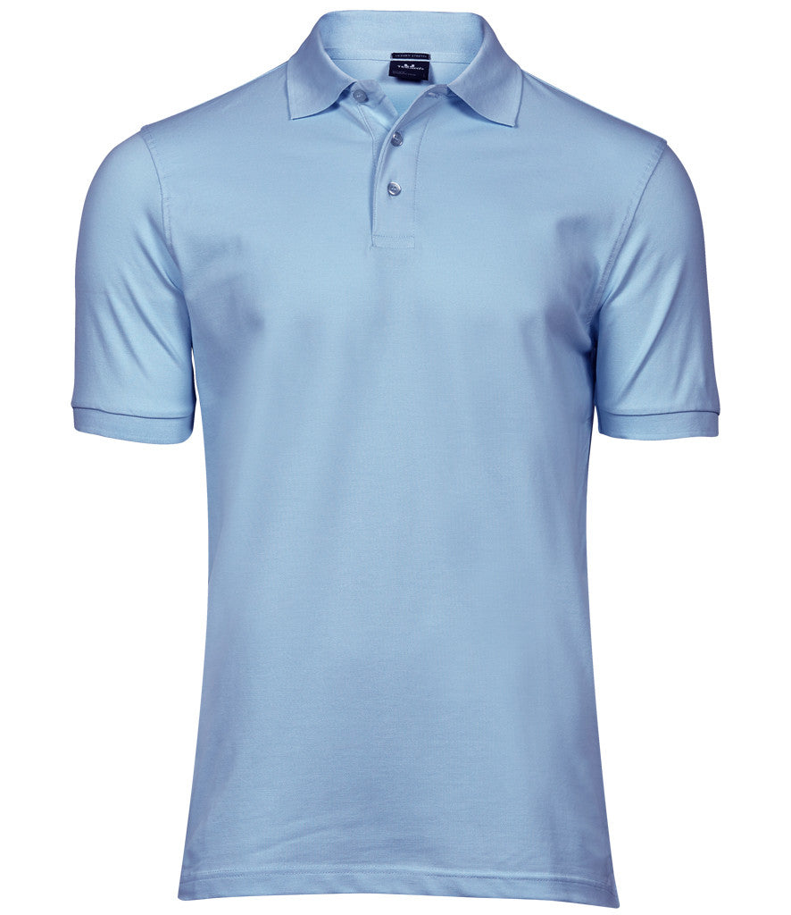 Luxury Stretch Polo | LIGHT BLUE