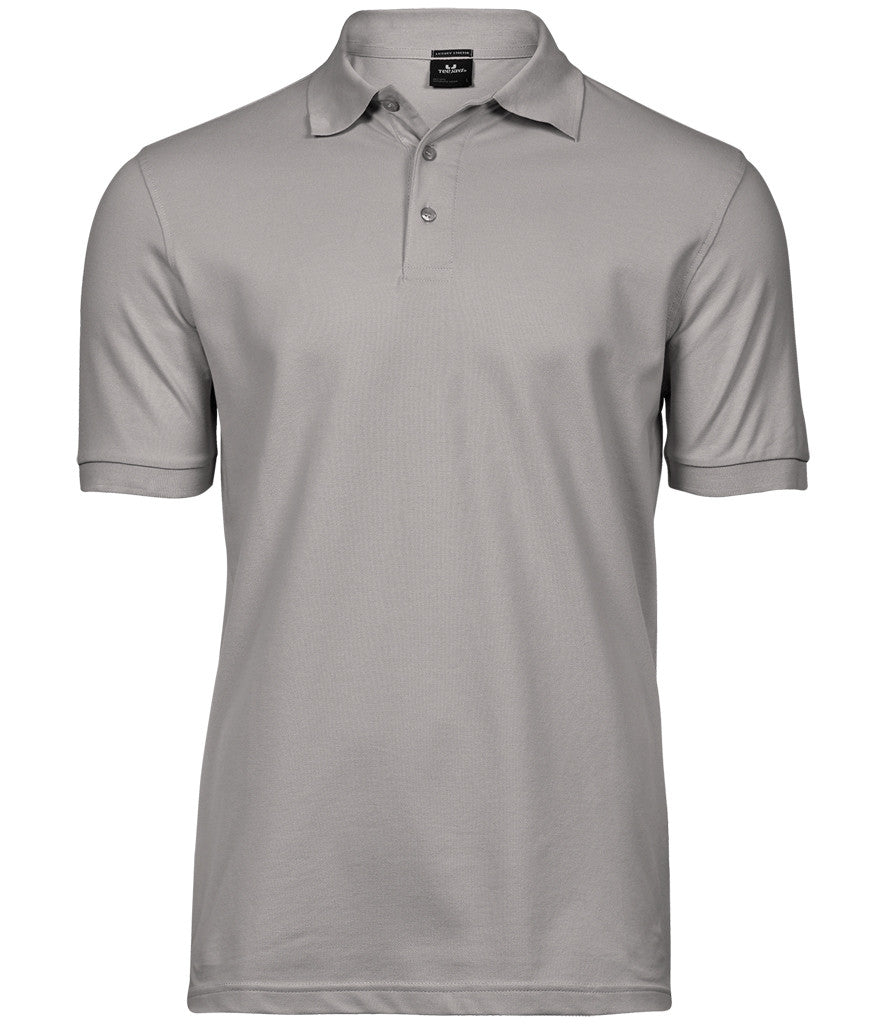 Luxury Stretch Polo | STONE