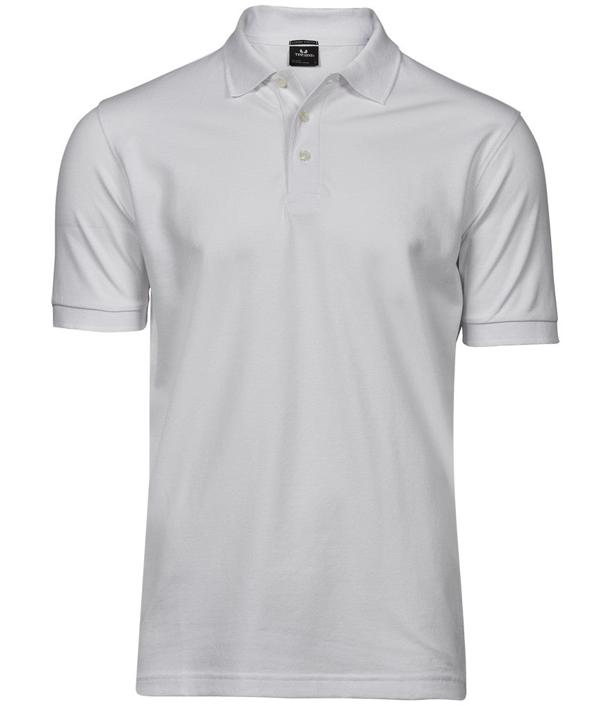 Luxury Stretch Polo | WHITE