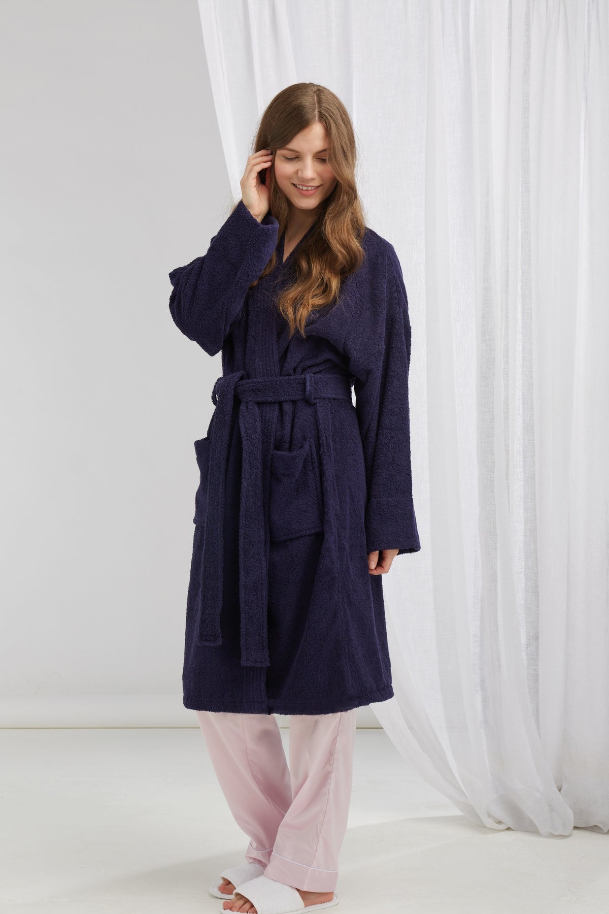 Kimono Dressing Gown | WHITE