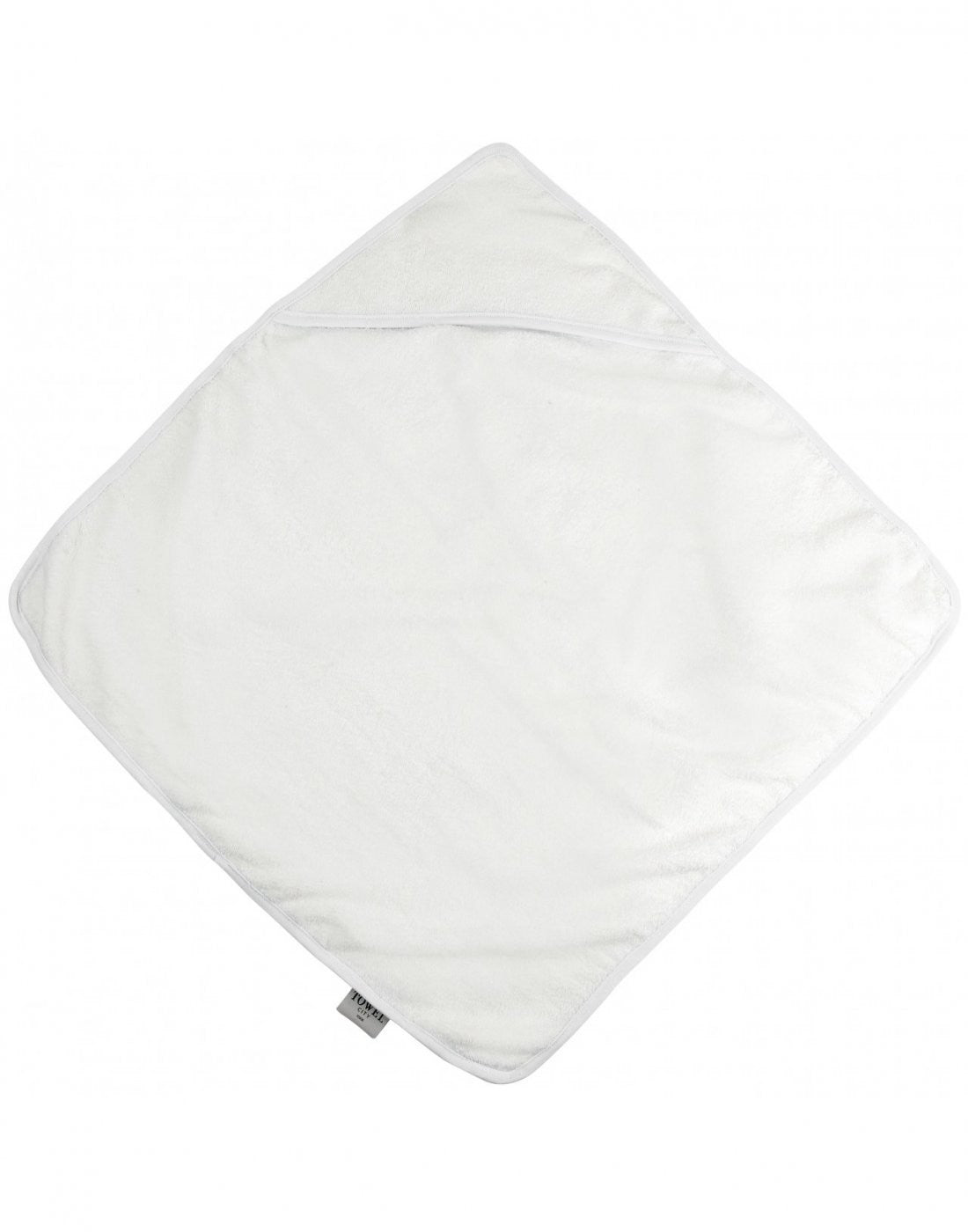 Babies Hooded Towel | WHITE/WHITE