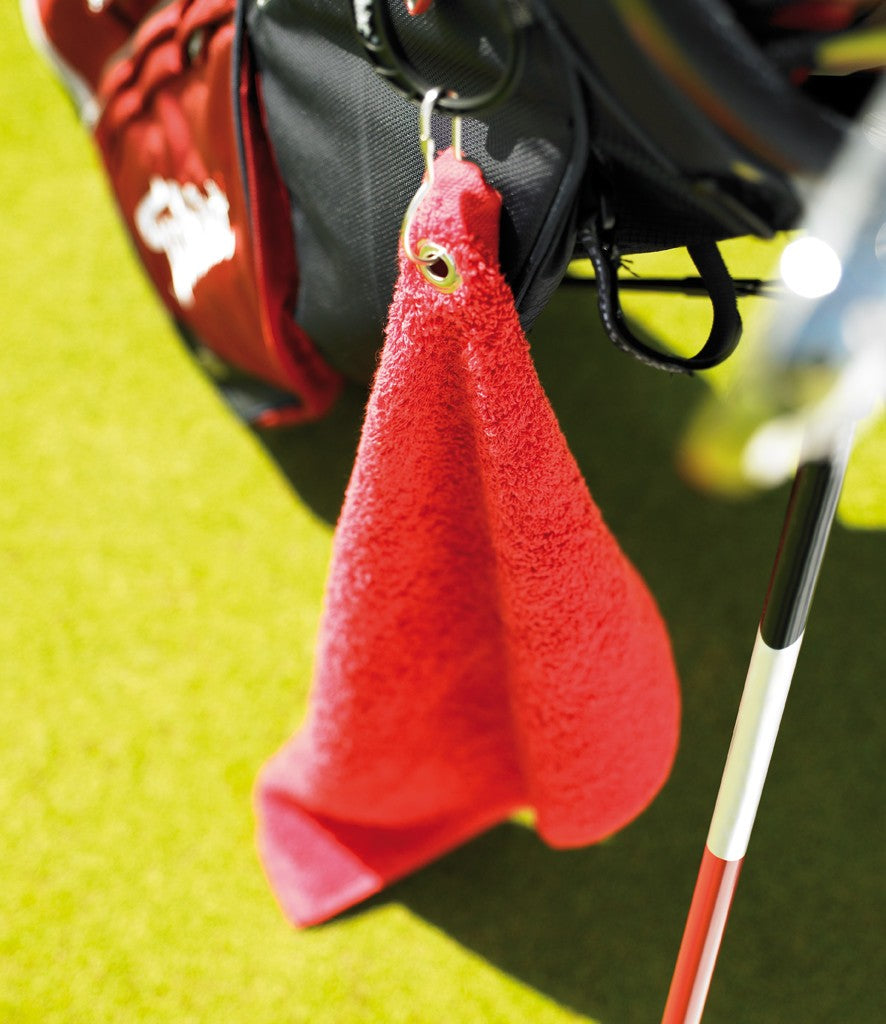 Luxury Range - Golf Towel | BLACK