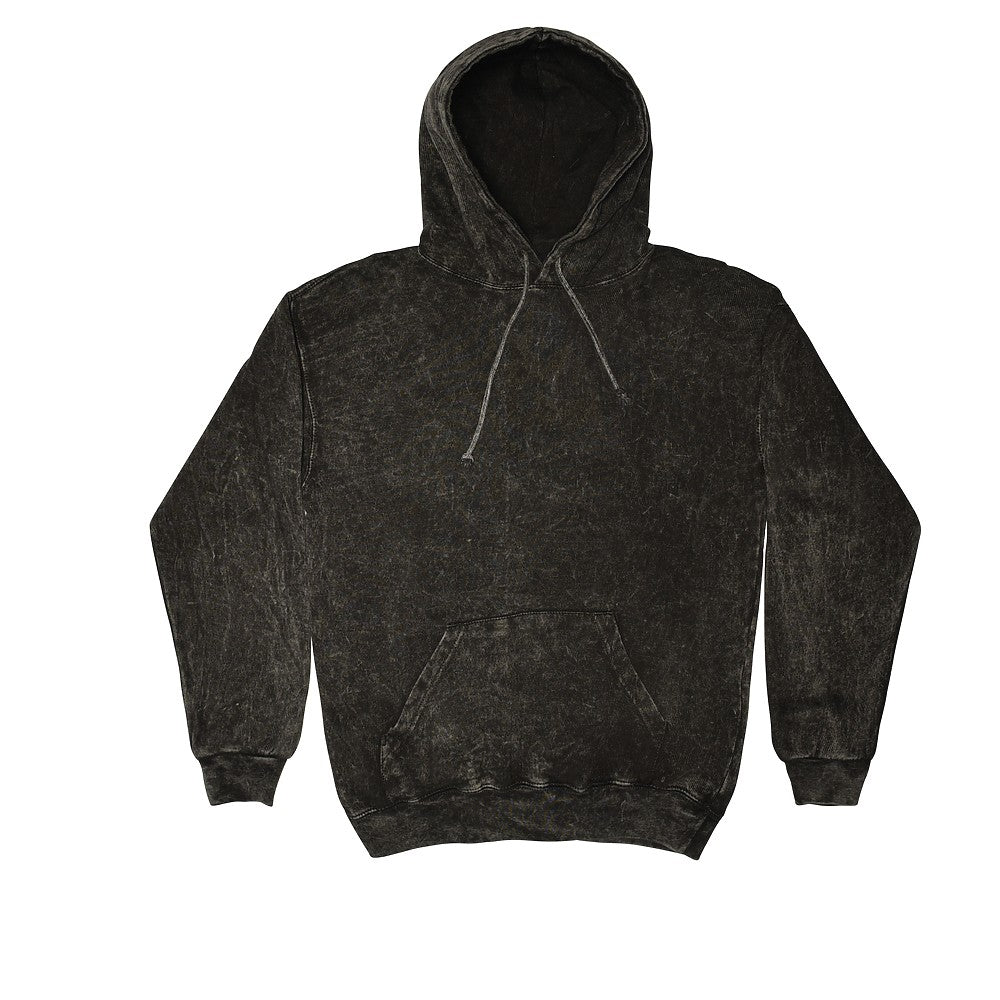Rainbow Tie Dye Hoodie | MINERAL BLACK