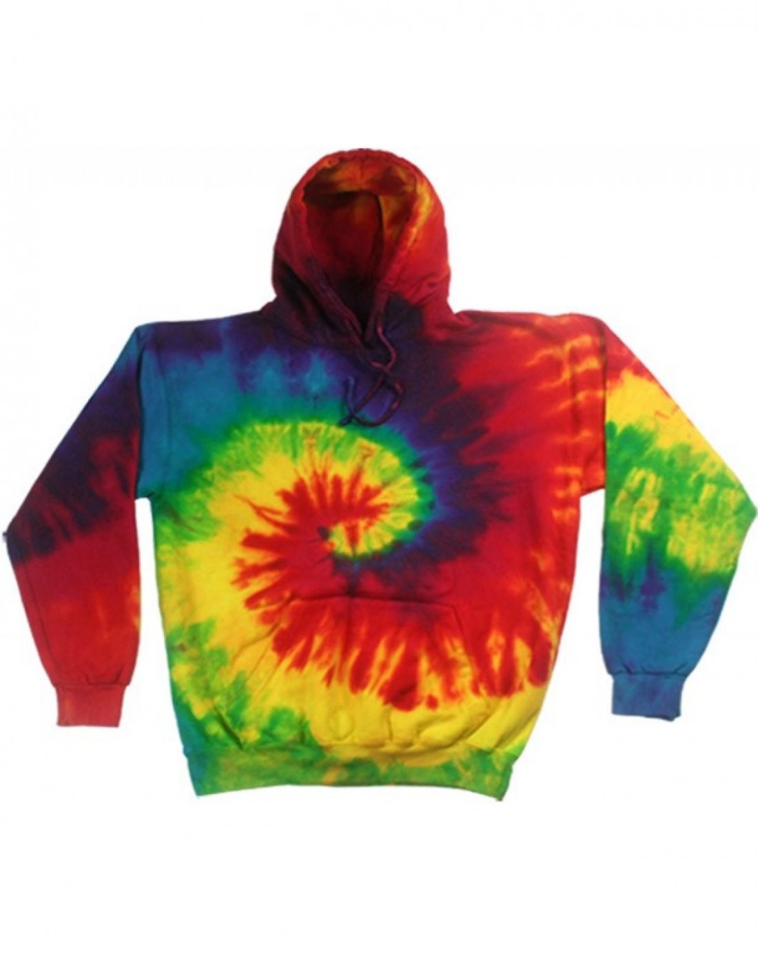 Rainbow Tie Dye Hoodie | RAINBOW