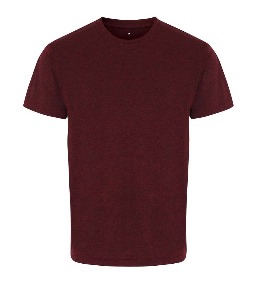 Performance T-Shirt | BURGUNDY/BLACK MELANGE